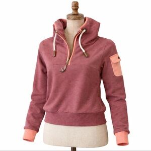 Wanakome Cocoa/ Warm Clay. Half-Zip Sweatshirt.
Women XL. Great Condition.